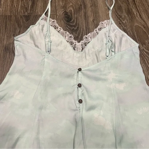 Intimately Free People Luella Lace Trim Tie Dye Bodysuit Romper - Picture 7 of 8